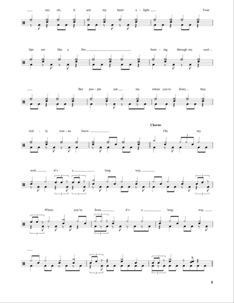 Fireball Fireball Drum Set scores gallery preview page 3