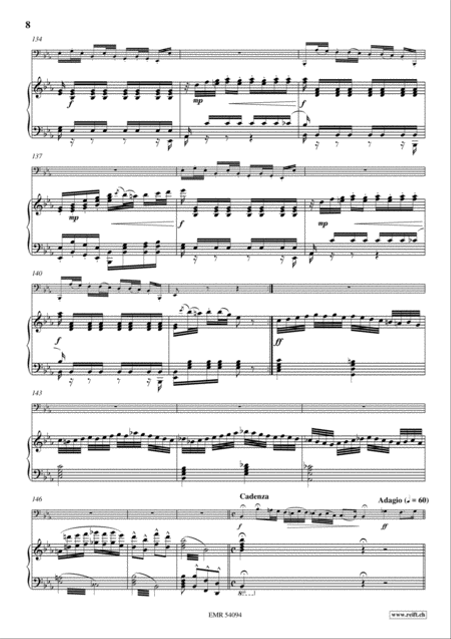Concertino Eb Minor Bassoon Solo scores gallery preview page 9