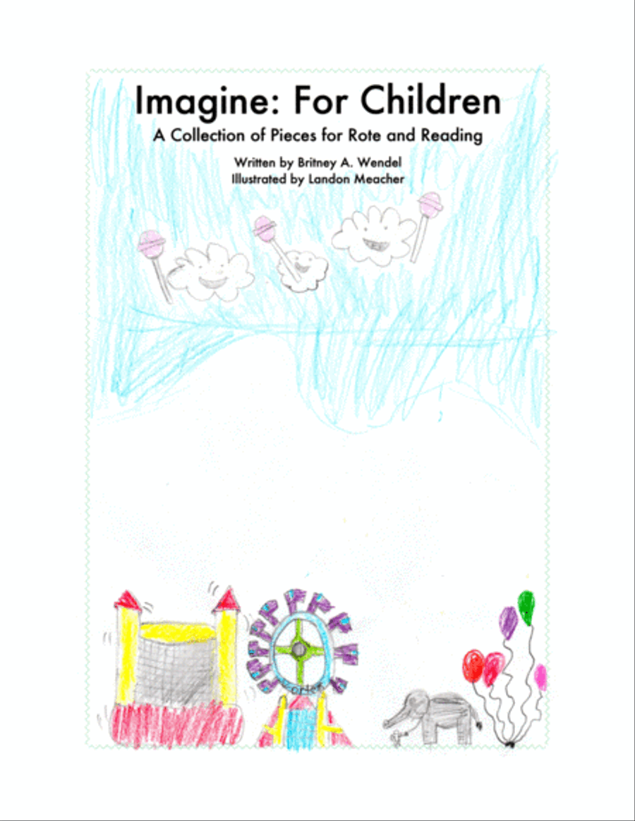 Imagine: For Children - A Collection of Pieces for Rote and Reading Piano Method scores gallery preview page 1