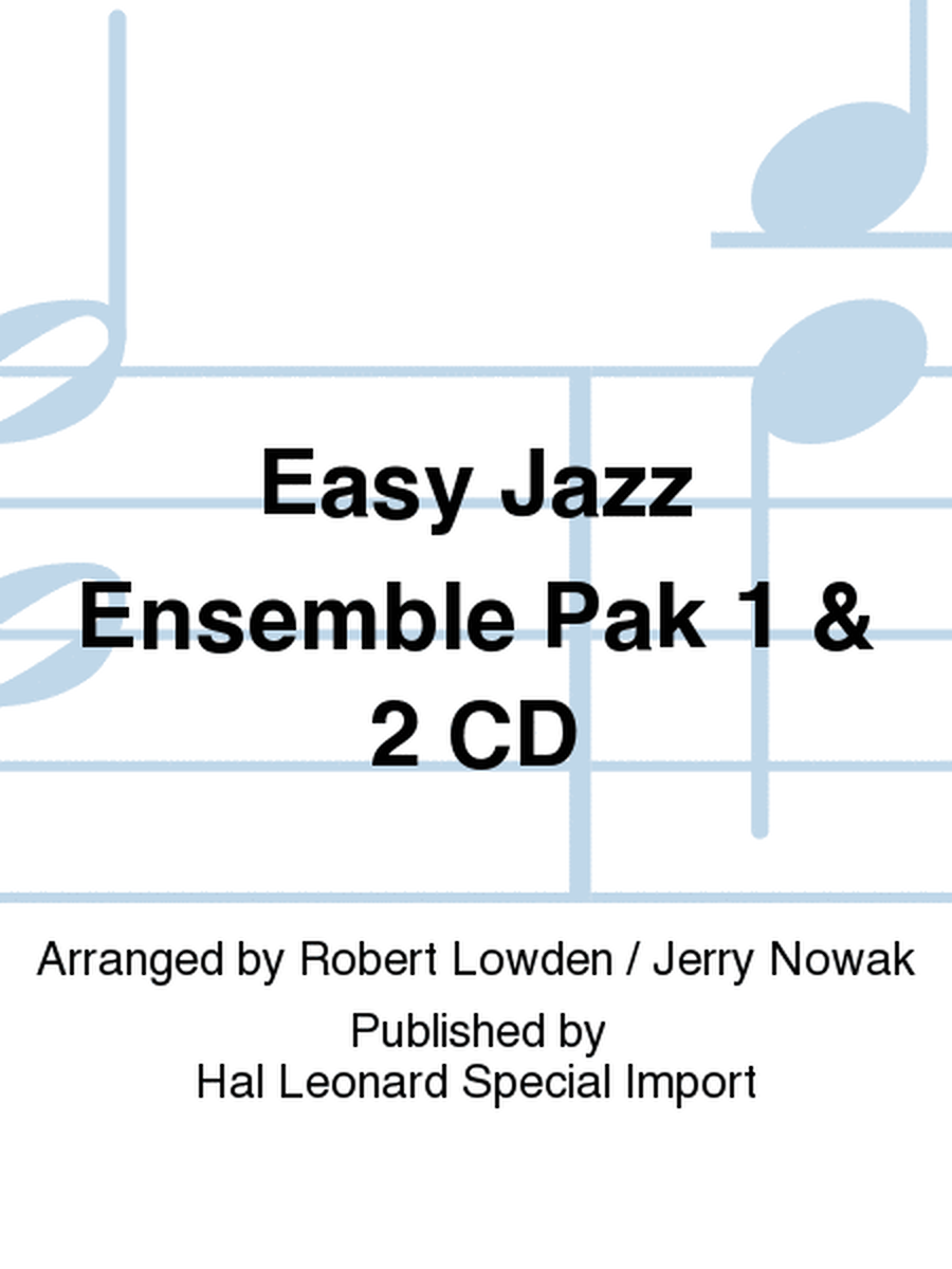 Easy Jazz Ensemble Pak 1 & 2 CD