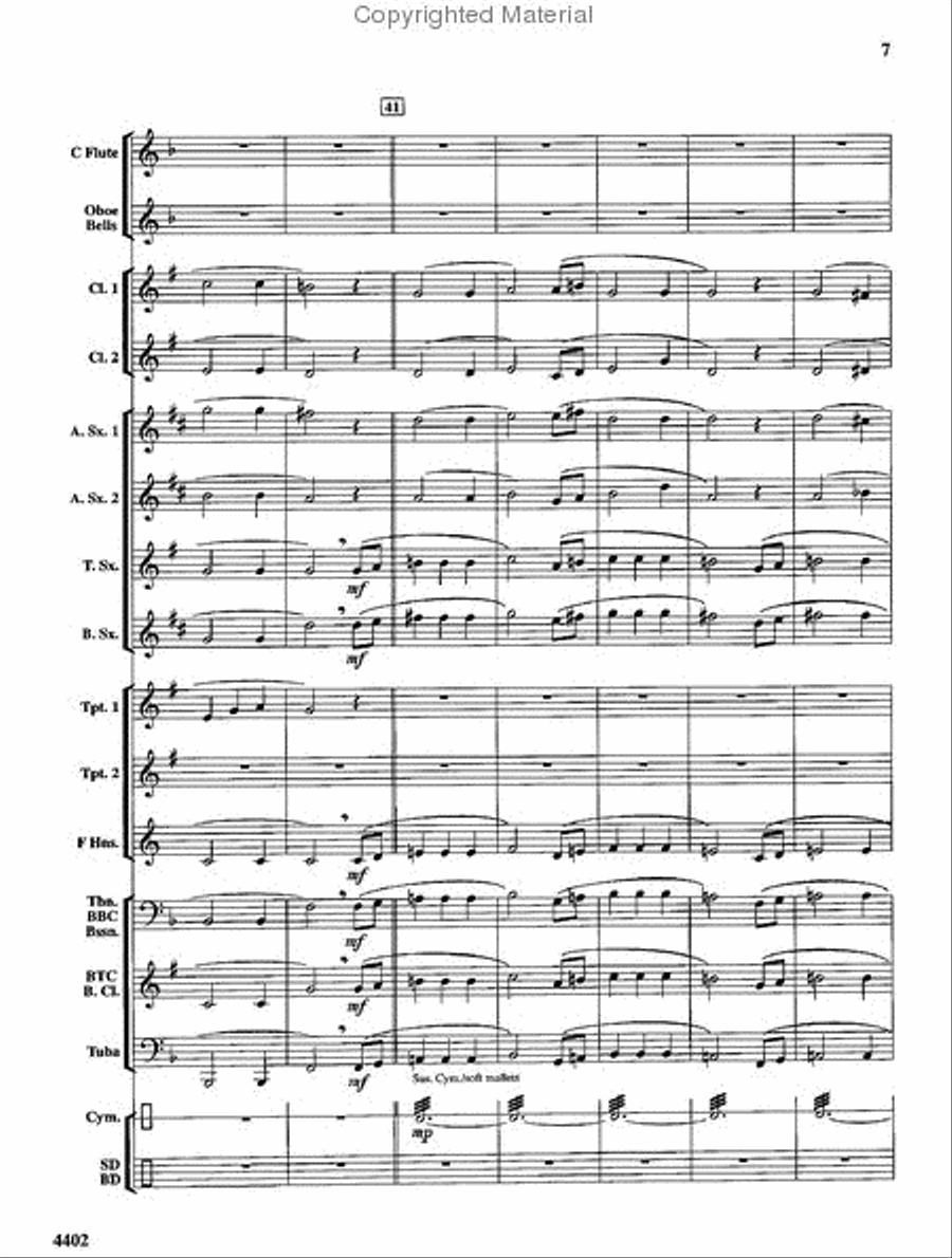 Concordium Concert Band scores gallery preview page 8