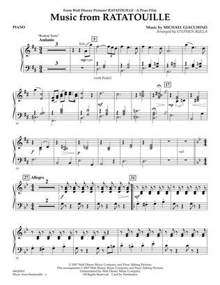 Music from Ratatouille - Piano