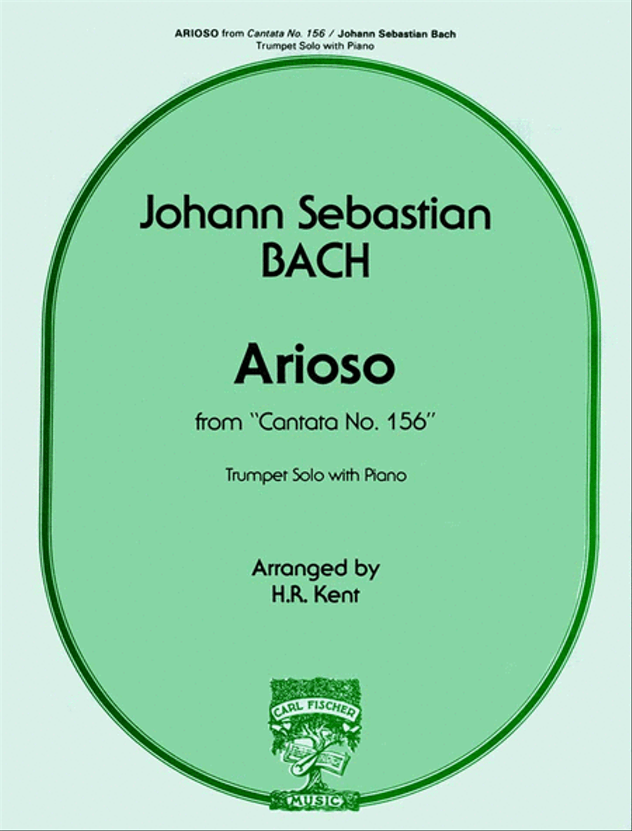 Arioso From 'Cantata No. 156' Trumpet Solo scores gallery preview page 1