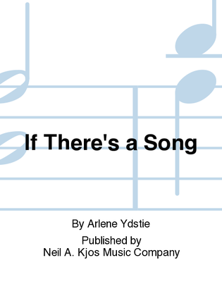 Book cover for If There's a Song