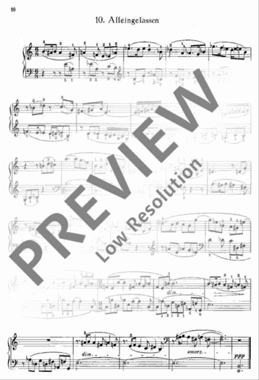 Echoes from a small Town Piano Solo scores gallery preview page 9