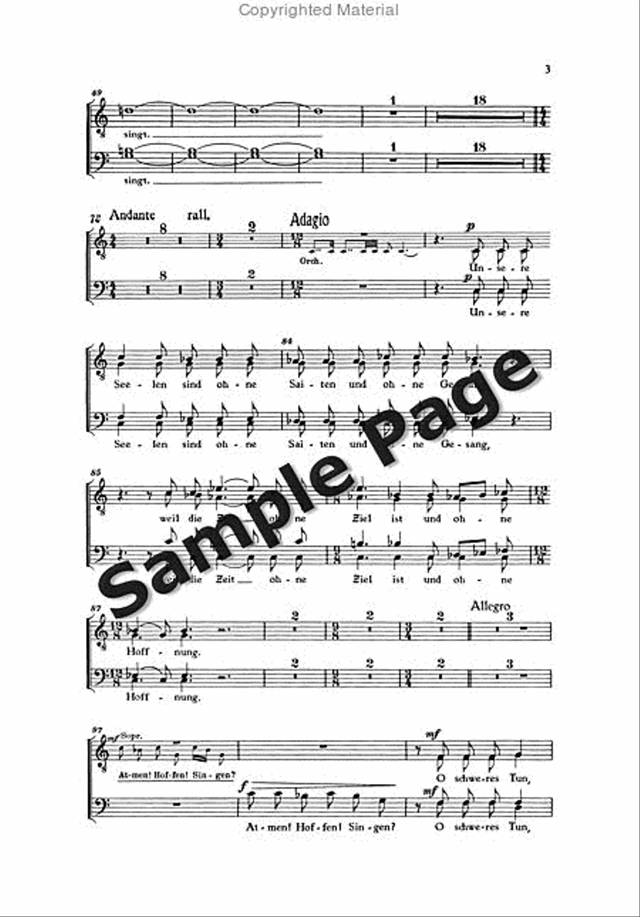 Vom Abenteuer Der Freude Score SSATBB scores gallery preview page 4