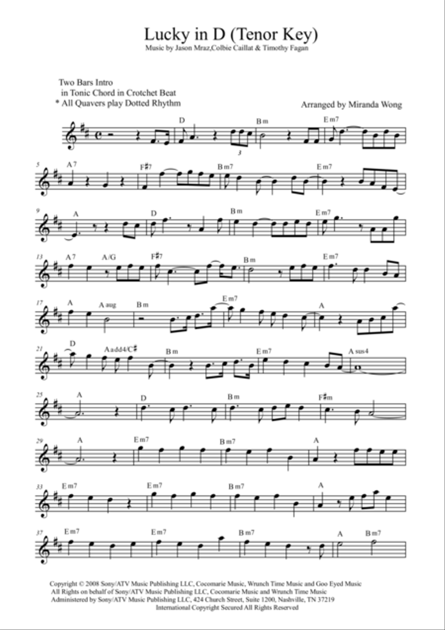 Lucky Woodwind Duet scores gallery preview page 1