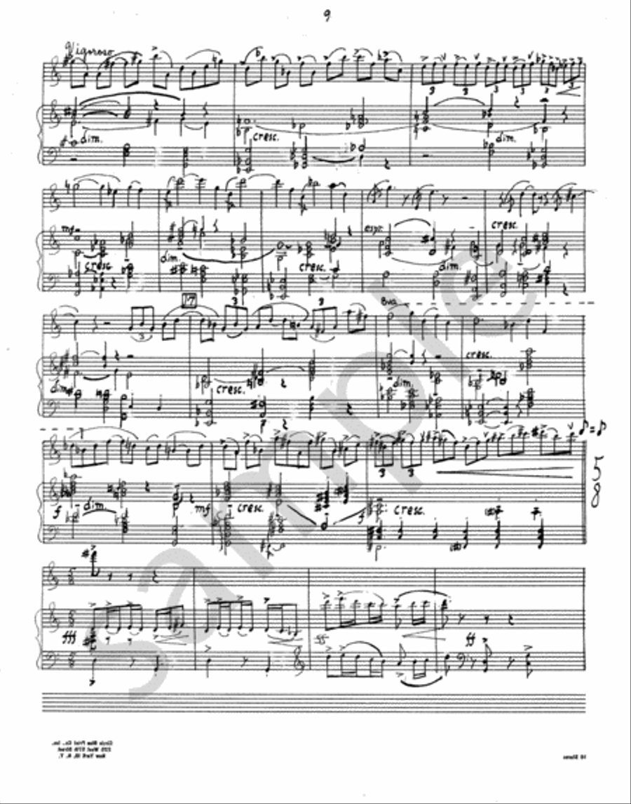 Concerto For Violin And Orchestra Violin Solo scores gallery preview page 10