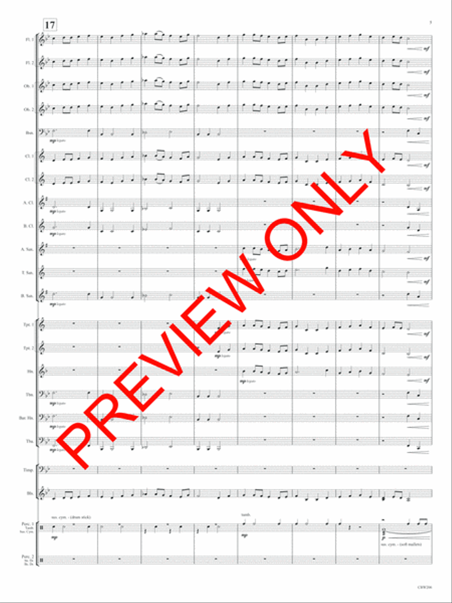 Victorius Concert Band scores gallery preview page 6