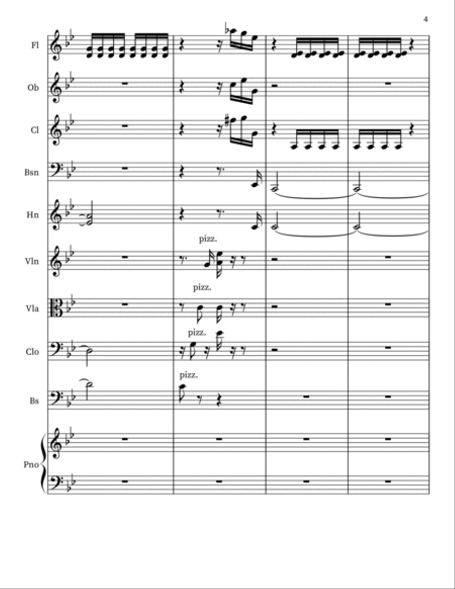 Intensity Sketch for Orchestra Orchestra scores gallery preview page 4