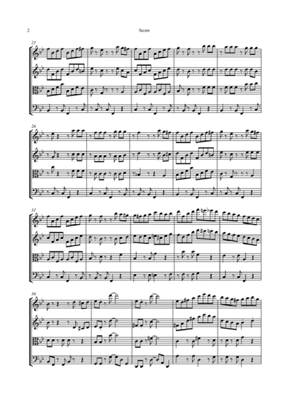 Tico Tico for string quartet with score & parts image number null