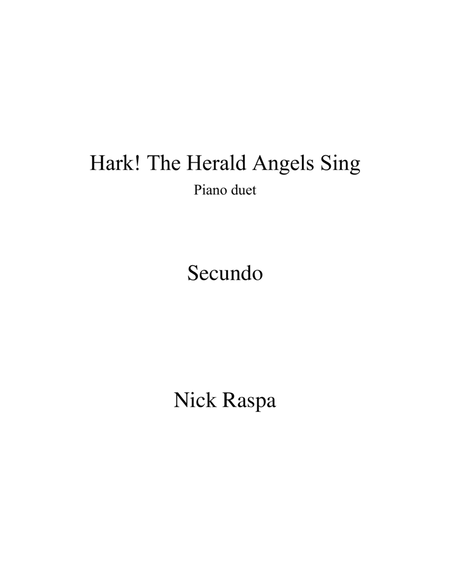 Hark! The Herald Angels Sing (1 piano 4 hands) Secundo image number null
