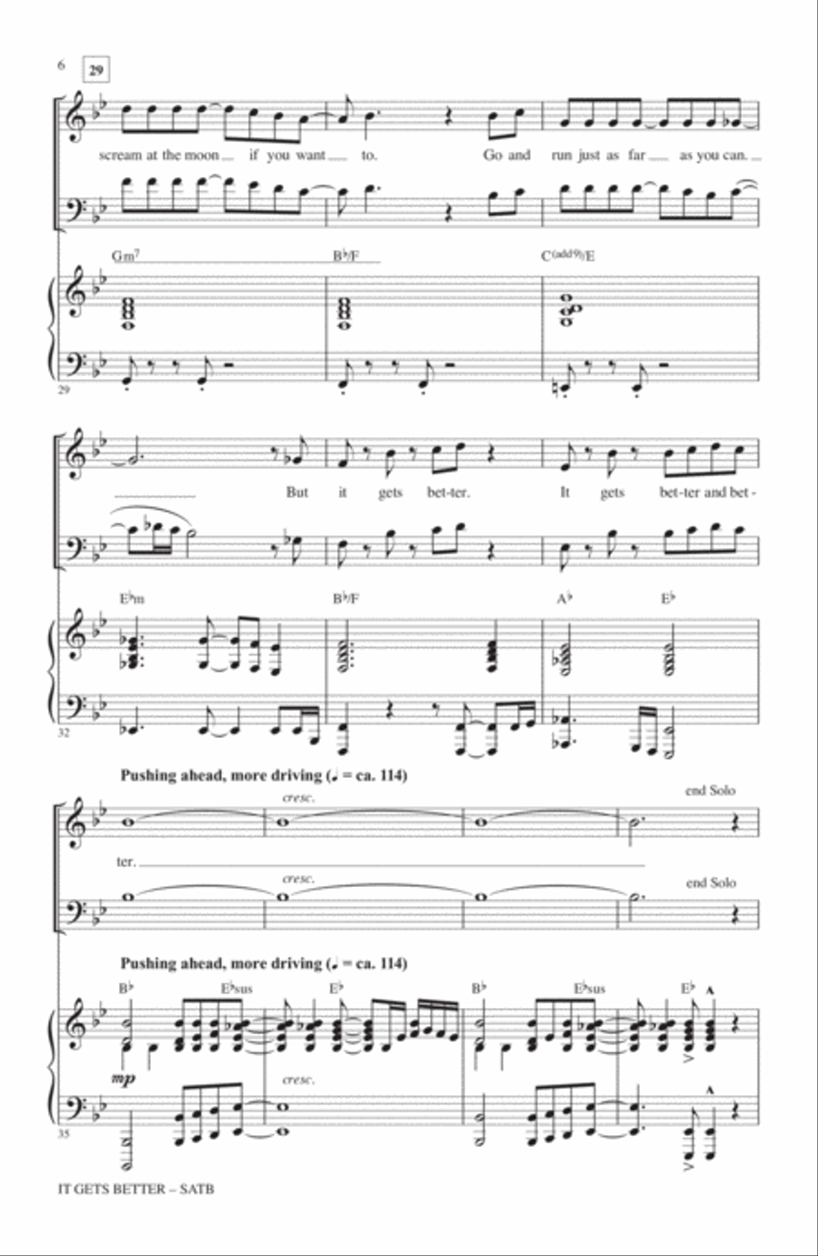 It Gets Better 4-Part scores gallery preview page 4