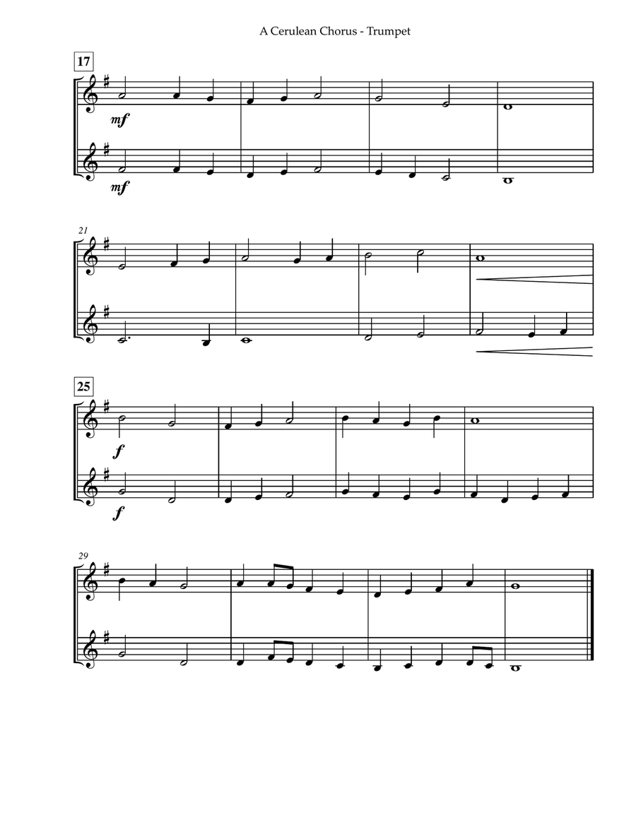 A Cerulean Chorus Choir scores gallery preview page 3