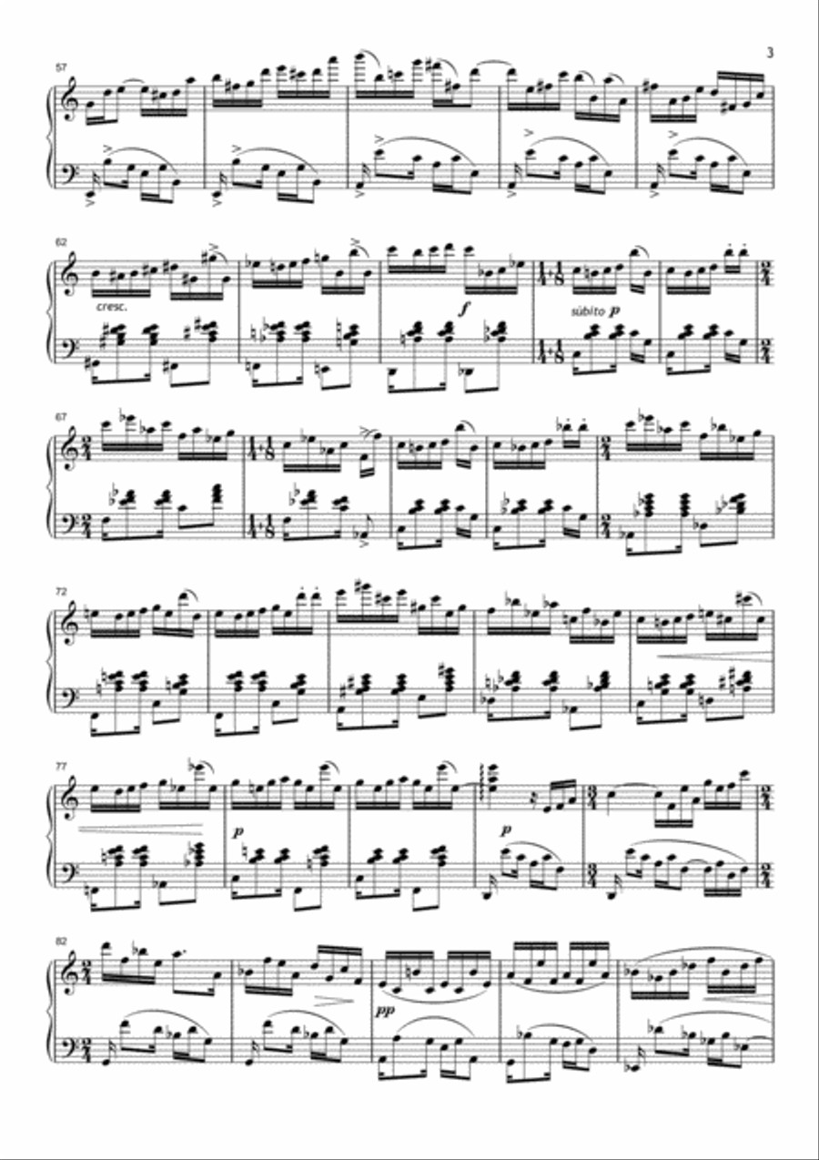 Choros by Guilherme Bernstein Piano Solo scores gallery preview page 5