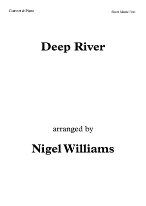 Book cover for Deep River, for Clarinet and Piano