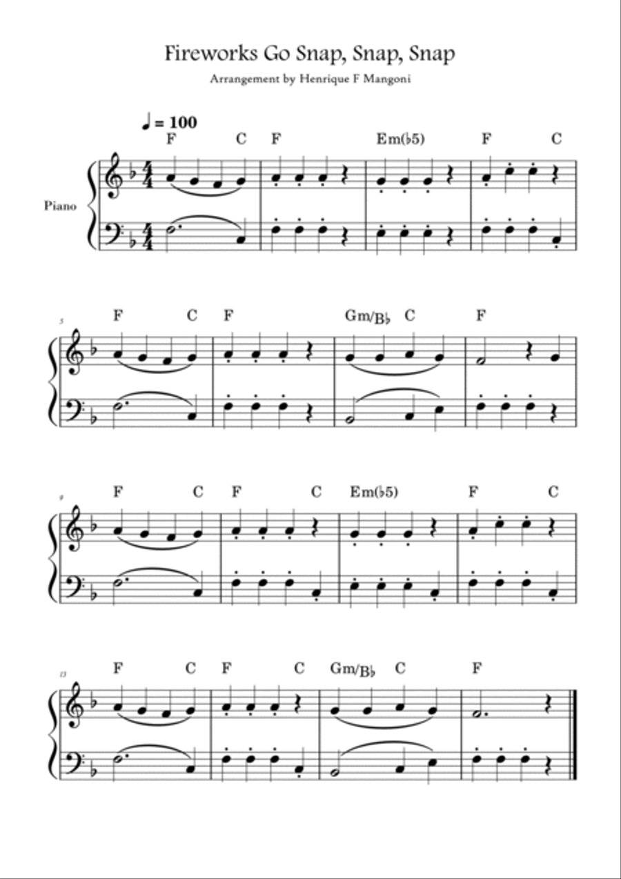 4th of July for Beginners: six patriotic songs arranged for easy piano Easy Piano scores gallery preview page 2