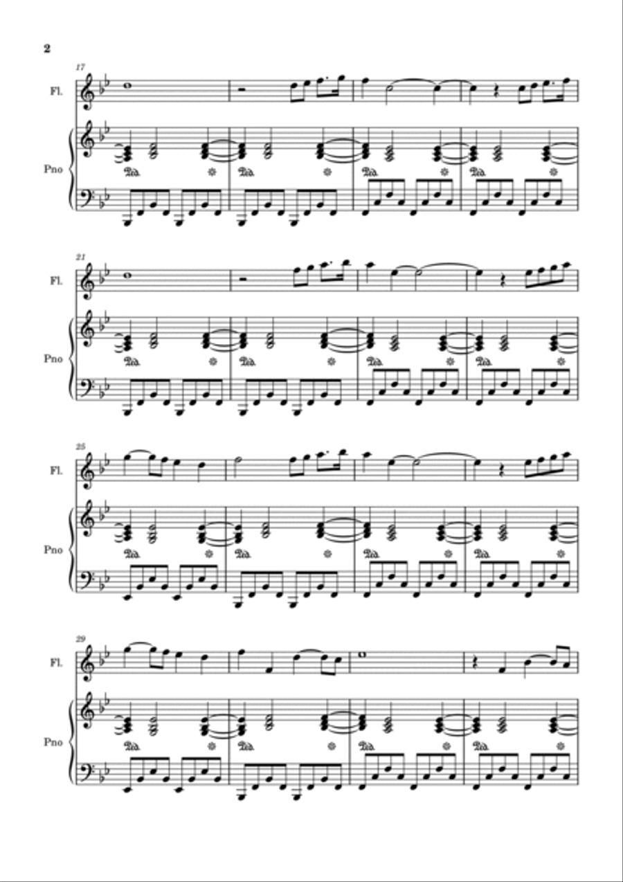 I Have A Dream Flute Solo scores gallery preview page 2
