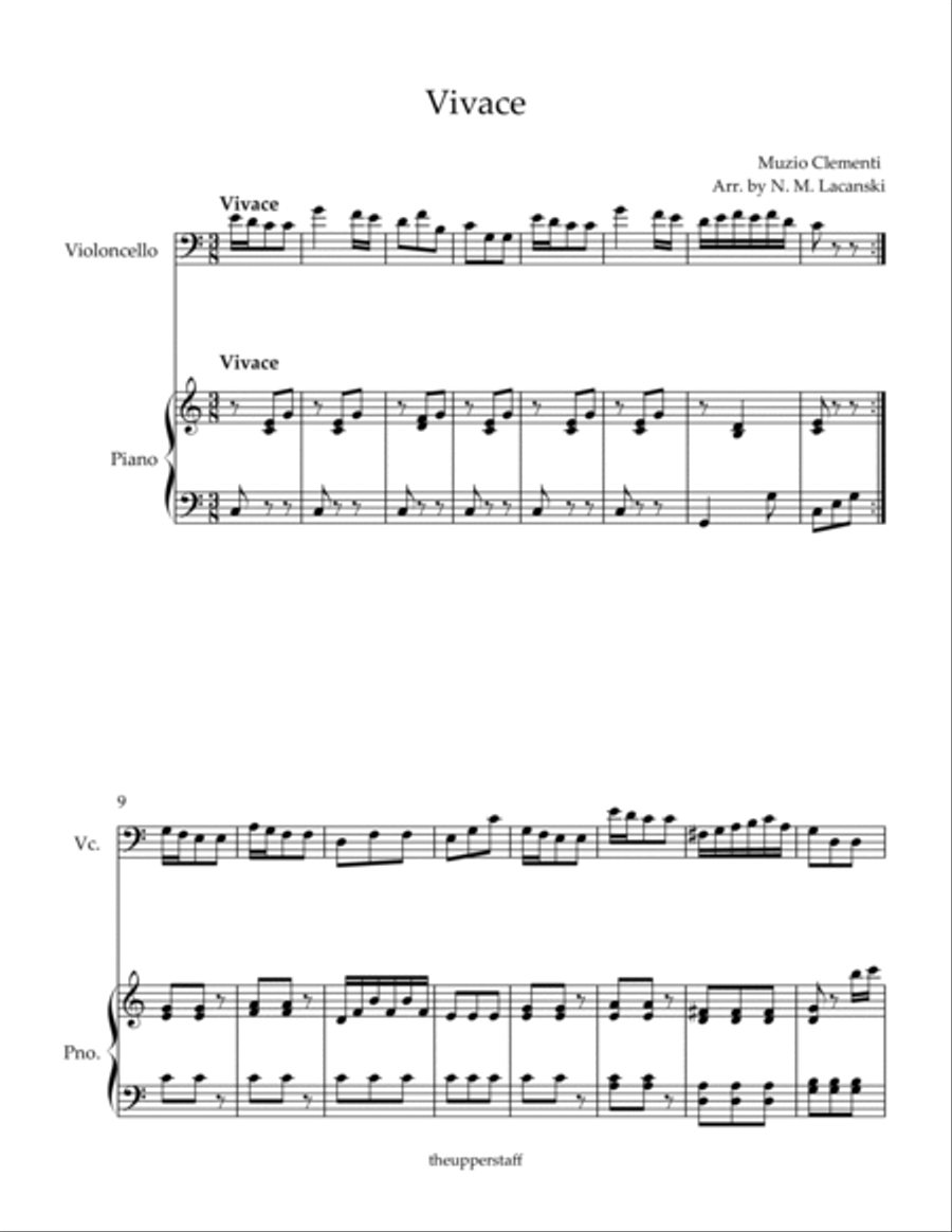 Vivace Piano scores gallery preview page 2