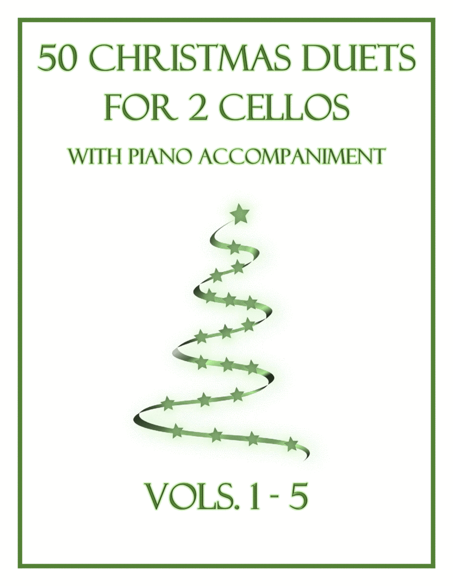 50 Christmas Duets for 2 Cellos with Piano Accompaniment image number null