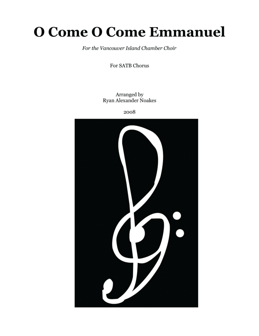 O Come O Come Emmanuel O Come O Come Emmanuel 4-Part scores gallery preview page 1