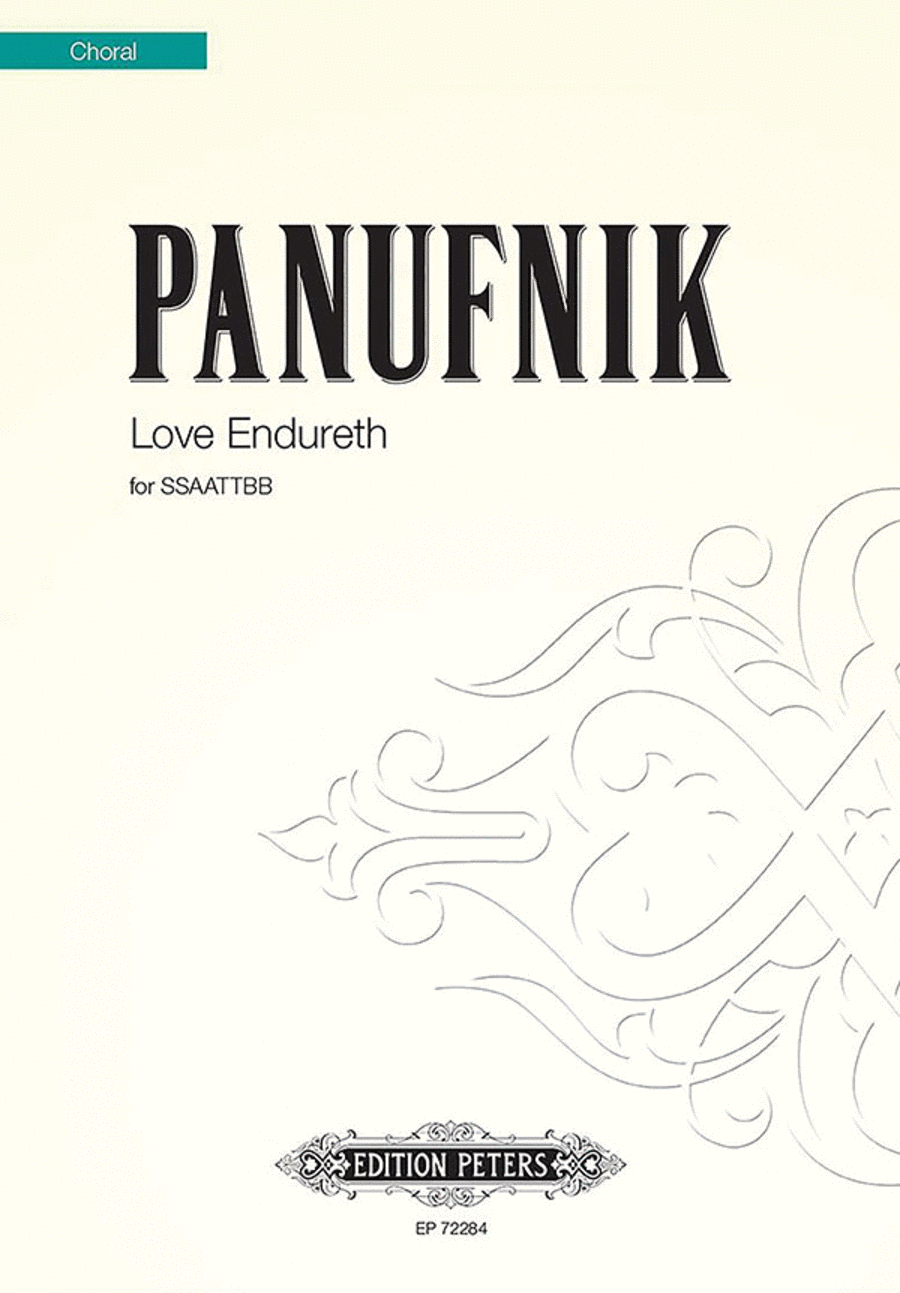 Love Endureth for SSAATTBB Choir SSAATTBB scores gallery preview page 1