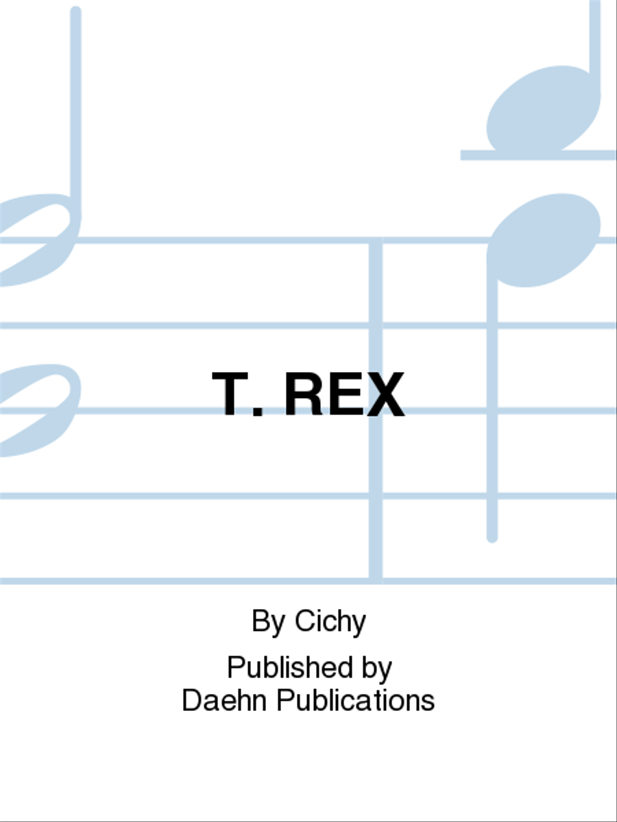 T. REX T. REX Concert Band scores gallery preview page 1
