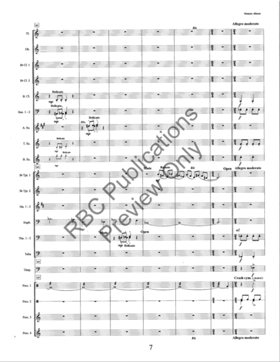 Aluxes (Score) Concert Band scores gallery preview page 10