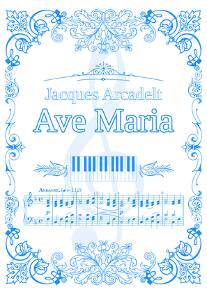 Ave Maria (Jacques/Jakob Arcadelt, piano version)