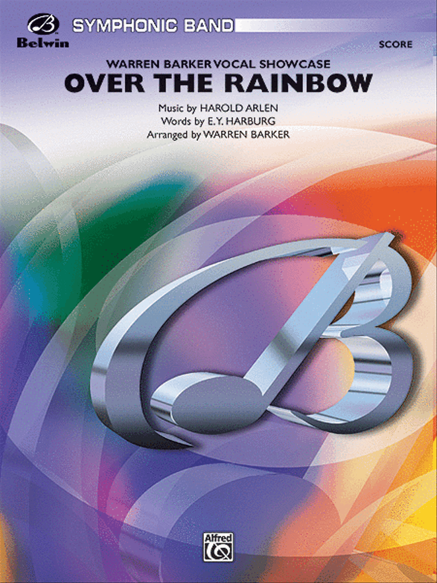 Over the Rainbow Over the Rainbow Concert Band scores gallery preview page 1