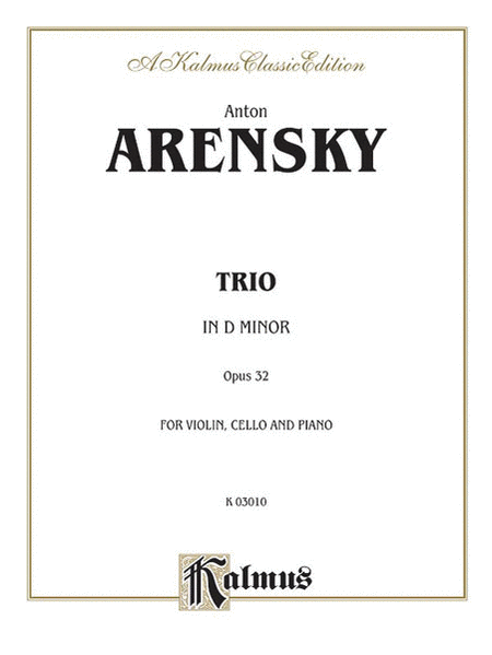 Trio in D Minor, Op. 32