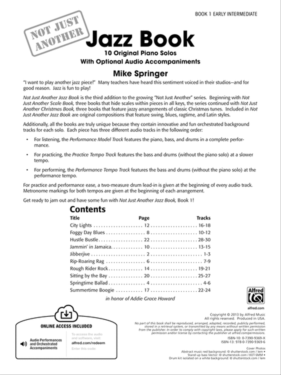 Not Just Another Jazz Book, Book 1 Piano Solo scores gallery preview page 2