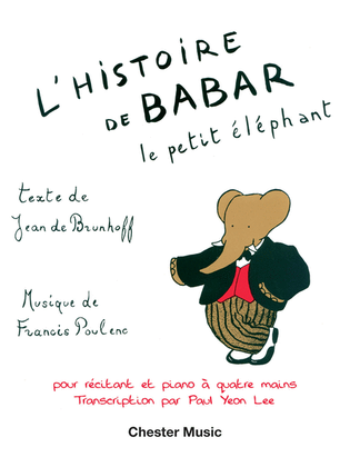 Book cover for L'Histoire de Babar, le petit éléphant
