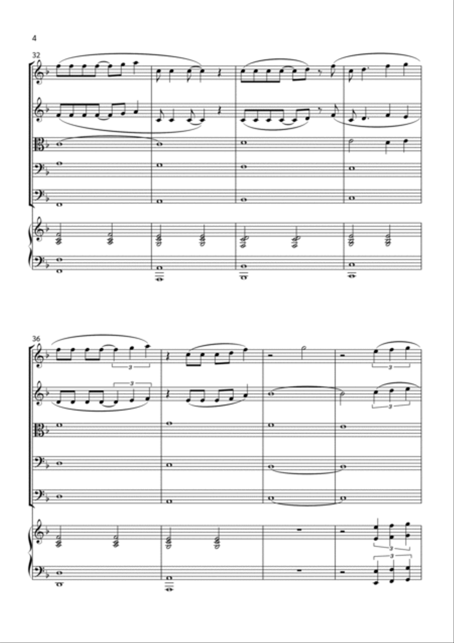 Part Of Your World (reprise) String Quintet scores gallery preview page 4