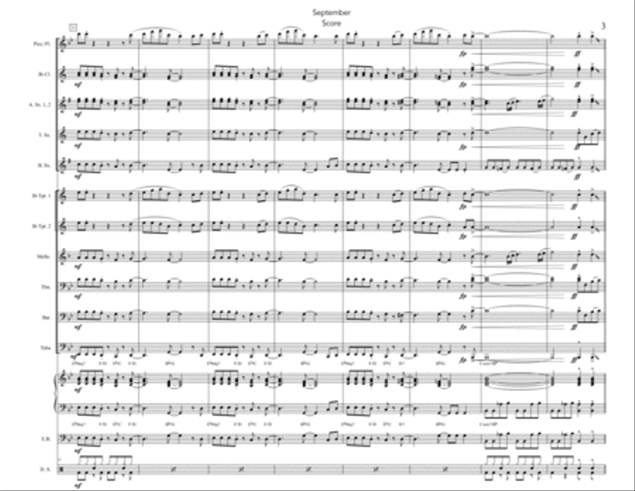 September Marching Band scores gallery preview page 3