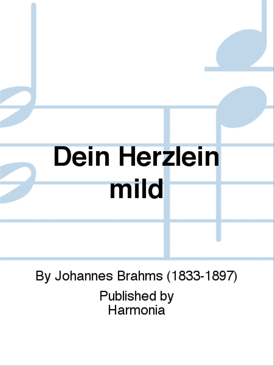 Dein Herzlein mild 4-Part scores gallery preview page 1