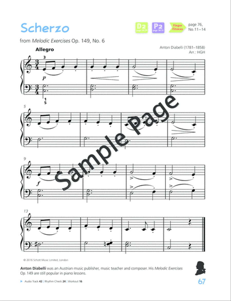 Piano Junior: Lesson Book 2 Piano Method scores gallery preview page 68