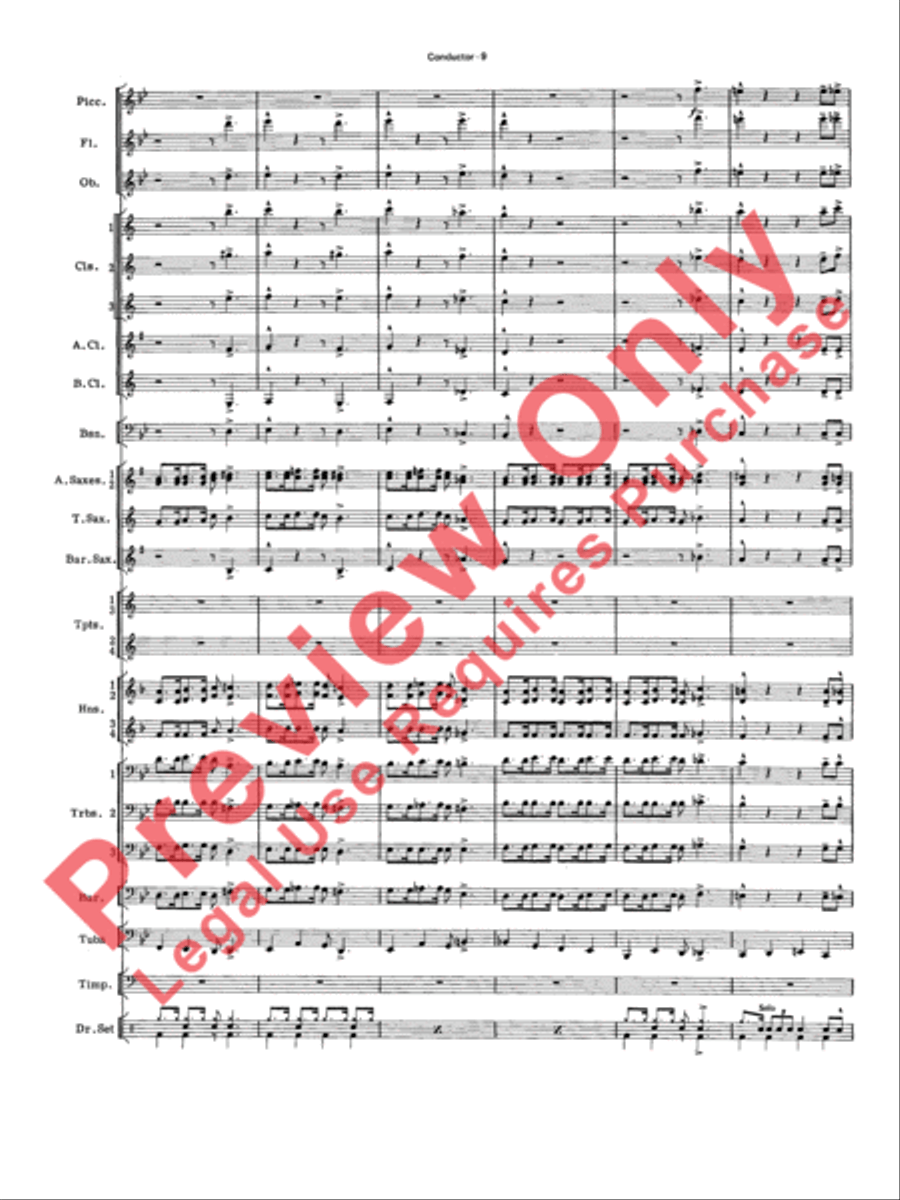 Four of a Kind Four of a Kind Concert Band scores gallery preview page 12