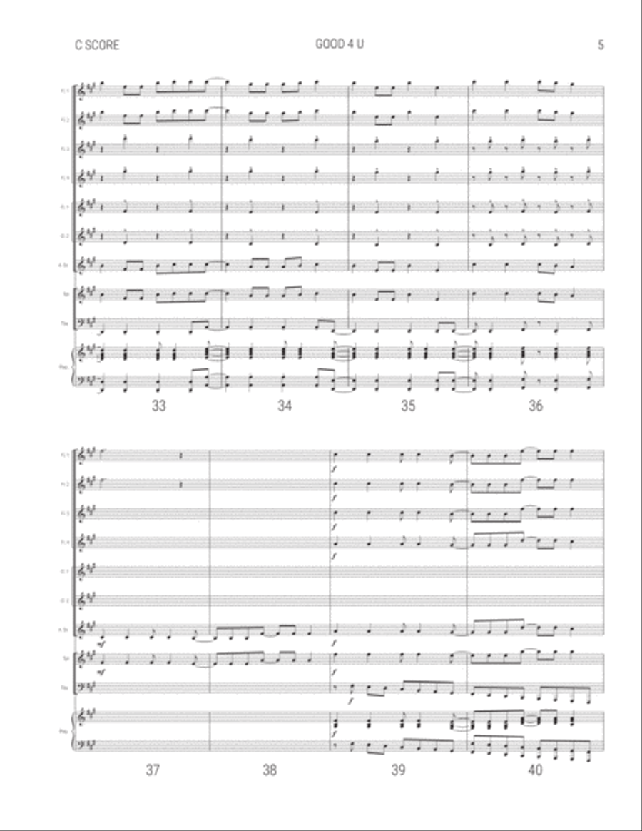 Good 4 U Small Ensemble scores gallery preview page 5