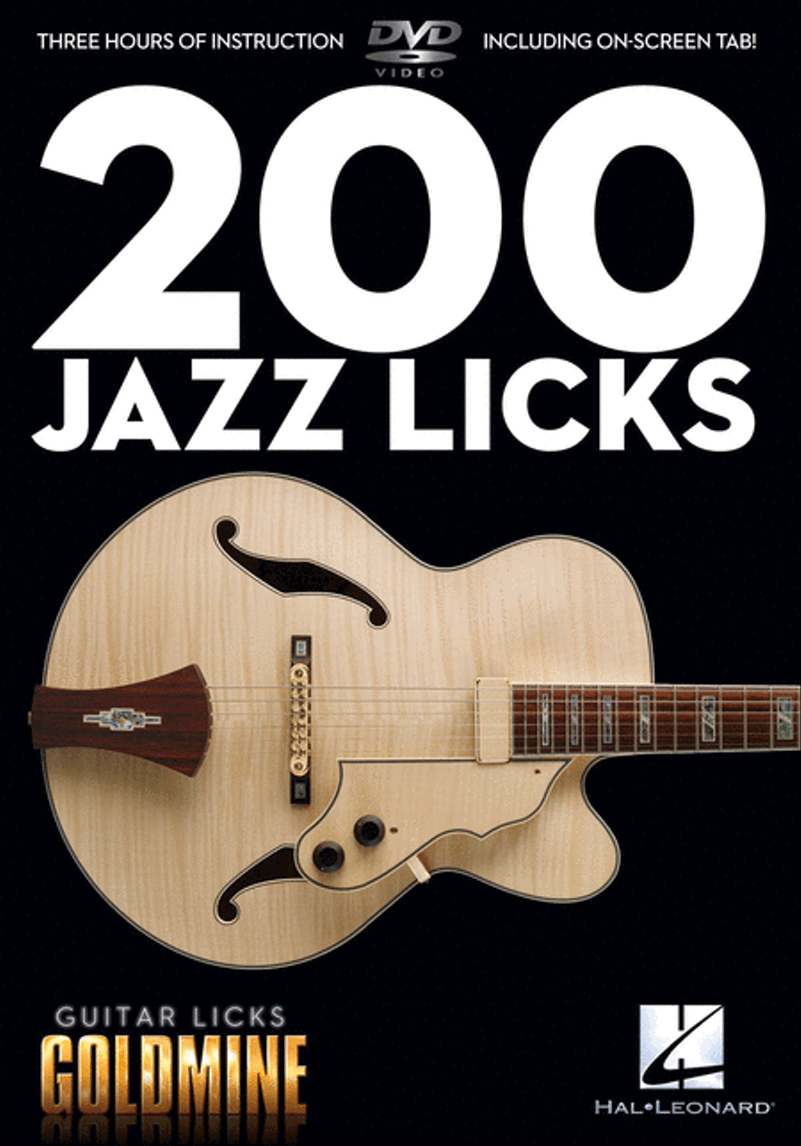 200 Jazz Licks Electric Guitar scores gallery preview page 1