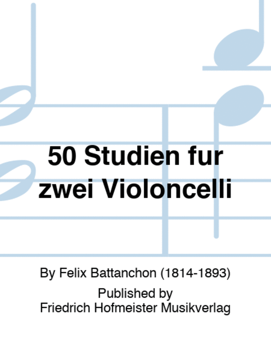 50 Studien fur zwei Violoncelli