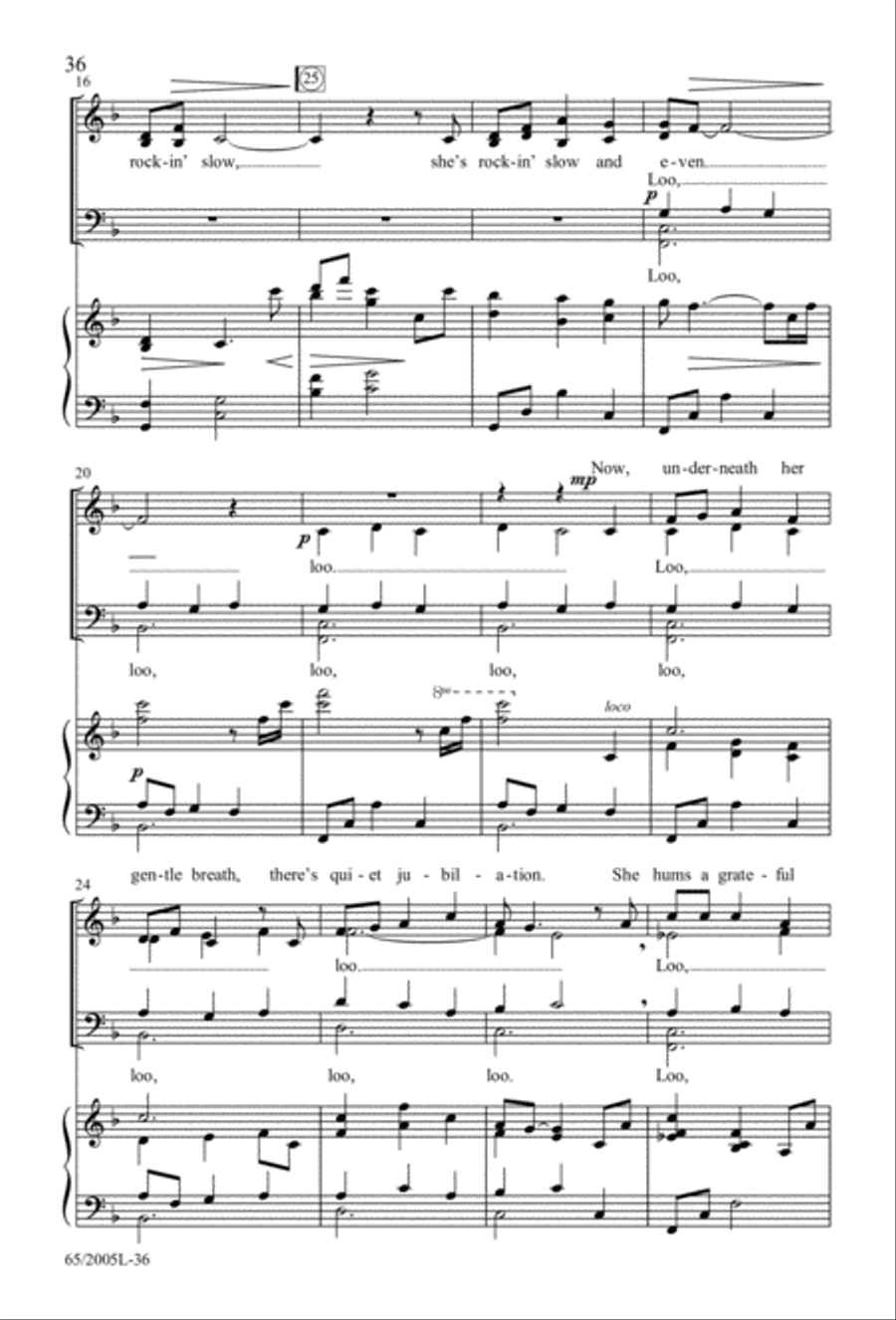 I Hear the Prophet Callin' 4-Part scores gallery preview page 37
