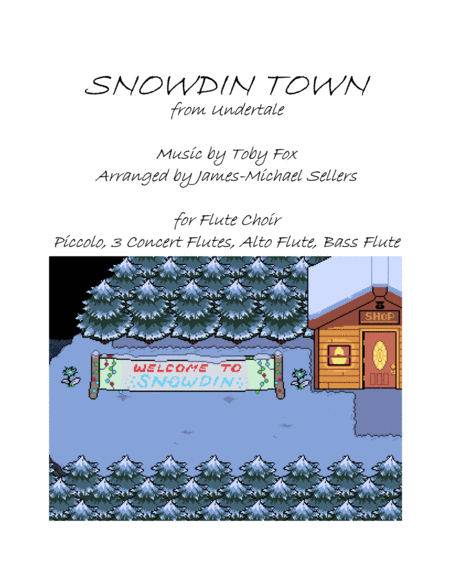 Snowdin Town (from Undertale) for Flute Choir image number null