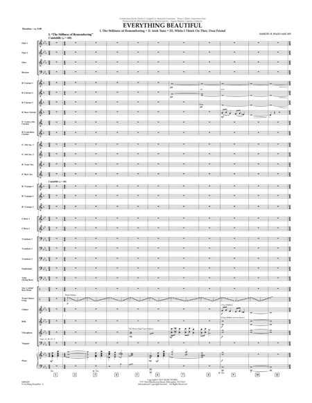 Everything Beautiful - Conductor Score (Full Score)
