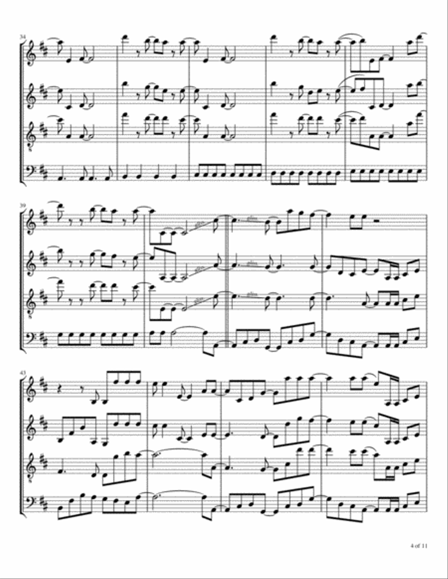 Love Will Find A Way Love Will Find A Way Woodwind Quartet scores gallery preview page 5