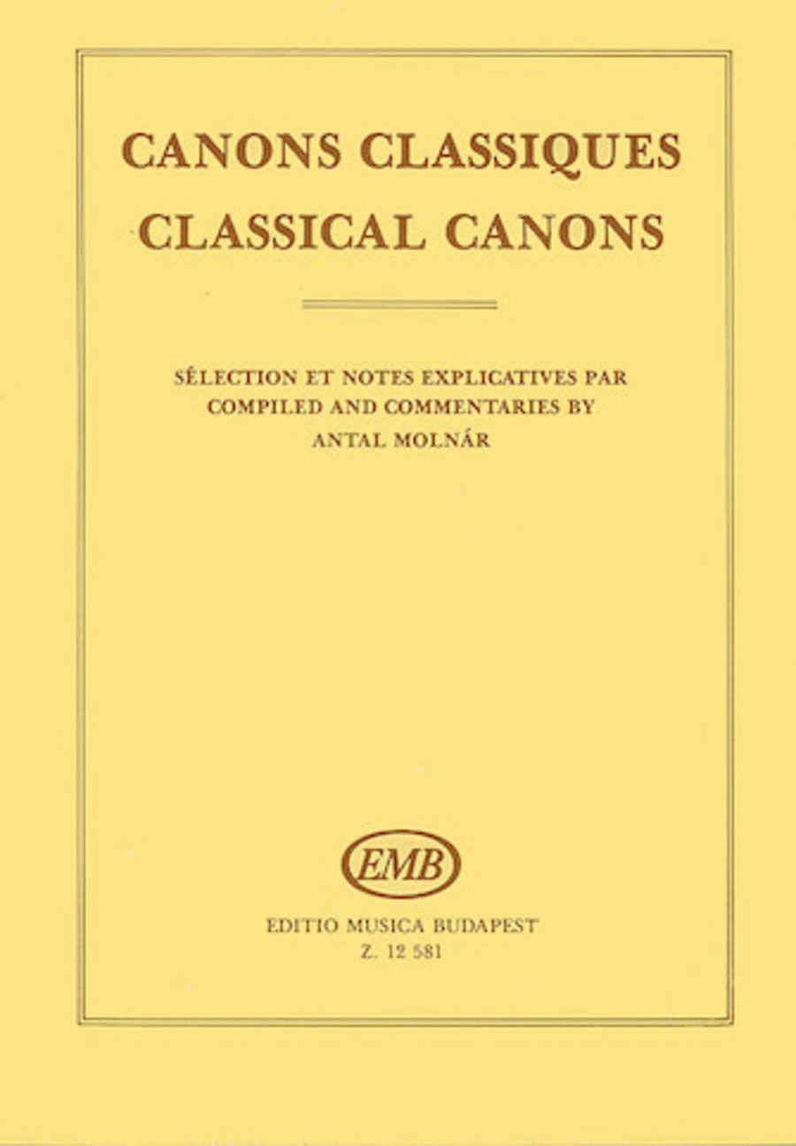 Classical Canons – 230 Solfeggio Voice scores gallery preview page 1