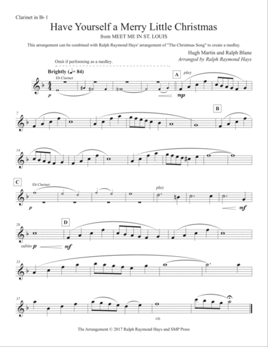 Have Yourself A Merry Little Christmas from MEET ME IN ST. LOUIS Woodwind Ensemble scores gallery preview page 5