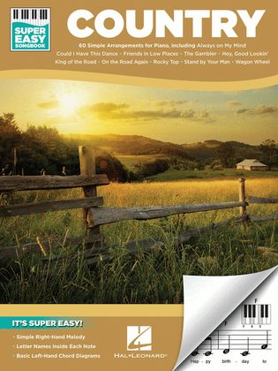 Book cover for Country – Super Easy Songbook