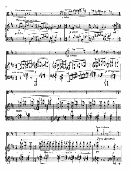 Suite for Viola and Piano Op. 2