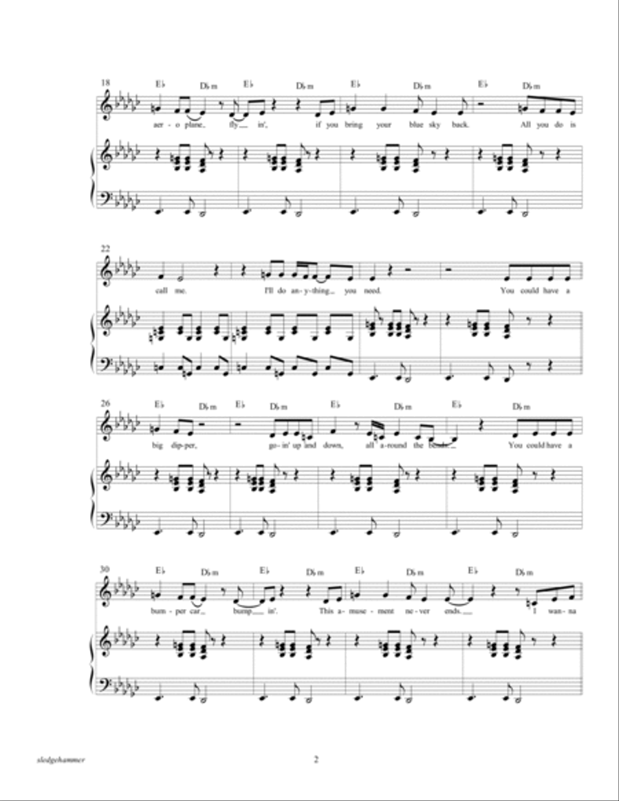 Sledgehammer Voice scores gallery preview page 4